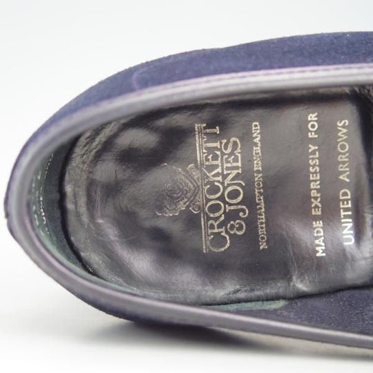 極上★クロケット&ジョーンズ 6.5E【★ユナイテッドアローズ別注/ANTON】366ラスト/コインローファー/United Arrows/Crockett&Jones★e461