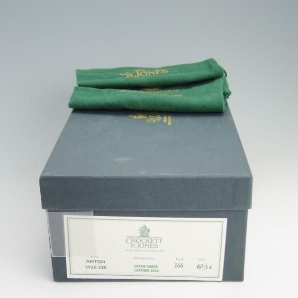 極上★クロケット&ジョーンズ 6.5E【★ユナイテッドアローズ別注/ANTON】366ラスト/コインローファー/United Arrows/Crockett&Jones★e461
