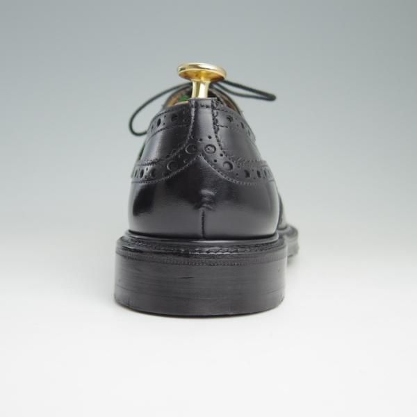 極美品★チャーチ 60F/UK6【貴重★104ラスト仕様/バーウッド似寄りモデル】4都市ロゴ/フルブローグ/カーフ/黒メンズ/Church's★e462