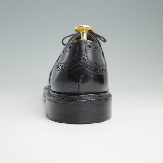 極美品★チャーチ 60F/UK6【貴重★104ラスト仕様/バーウッド似寄りモデル】4都市ロゴ/フルブローグ/カーフ/黒メンズ/Church's★e462