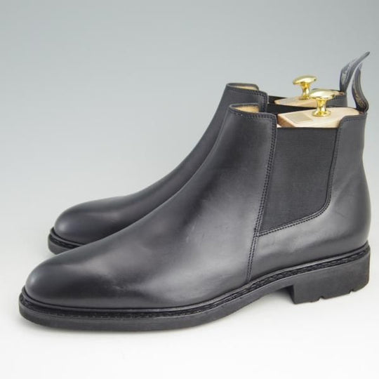 未使用★パラブーツ SIZE 8.5【定価￥74,800-★サイドゴアブーツ/CHAMFORT】ギャラクシーソール仕様/カーフ/黒/メンズ/Paraboot★e464