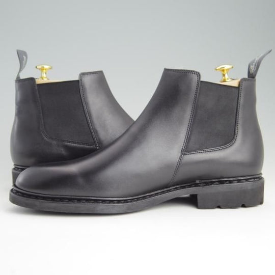 未使用★パラブーツ SIZE 8.5【定価￥74,800-★サイドゴアブーツ/CHAMFORT】ギャラクシーソール仕様/カーフ/黒/メンズ/Paraboot★e464