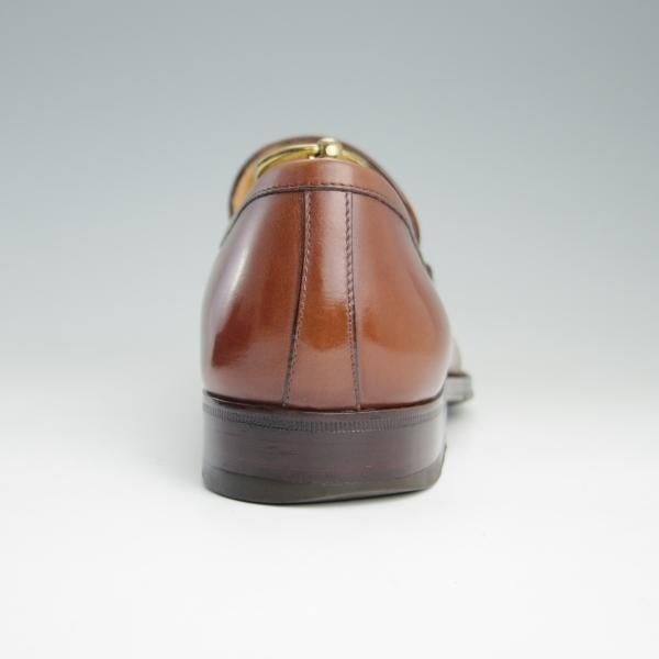 極上★(伊)タニノクリスチー SIZE 7【定価10万円以上★コインローファー】109291/スリッポン/カーフ/茶/メンズ/TANINO CRISCI★e465