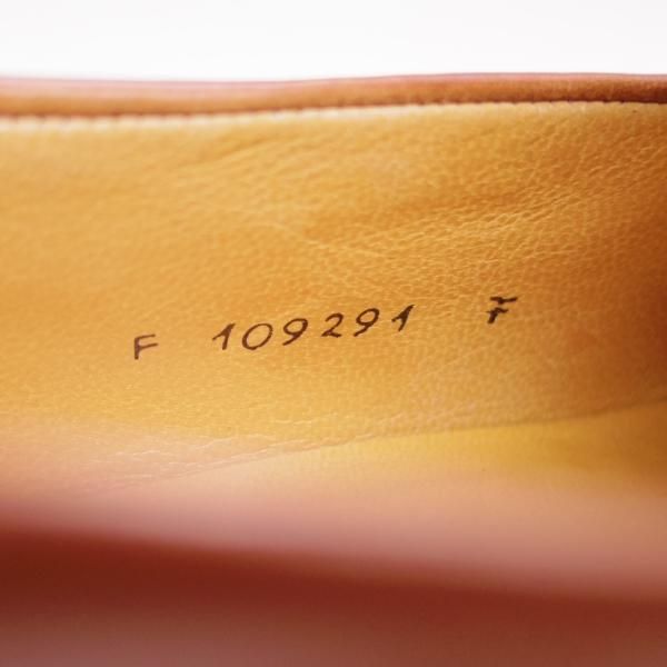 極上★(伊)タニノクリスチー SIZE 7【定価10万円以上★コインローファー】109291/スリッポン/カーフ/茶/メンズ/TANINO CRISCI★e465