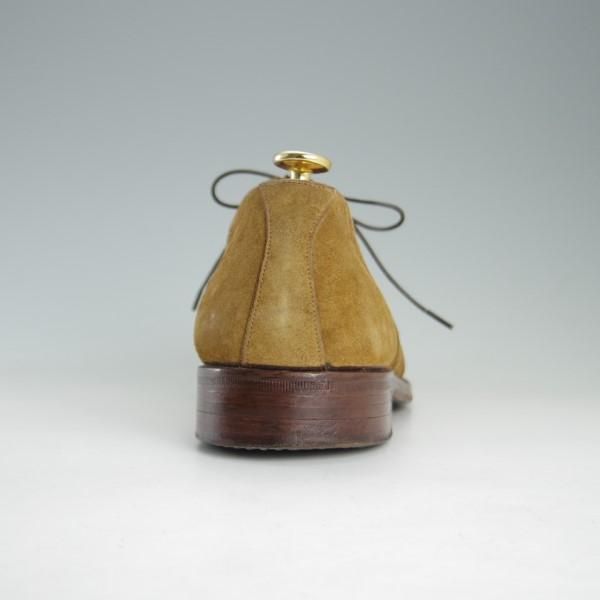 ★(英)グレンソン 8FX【貴重★カバ革/GENUINE HIPPO/footmaster】フットマスター/6029-28/フルブローグ/スエード/薄茶/GRENSON★e468