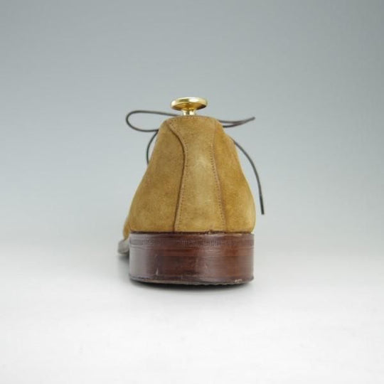 ★(英)グレンソン 8FX【貴重★カバ革/GENUINE HIPPO/footmaster】フットマスター/6029-28/フルブローグ/スエード/薄茶/GRENSON★e468