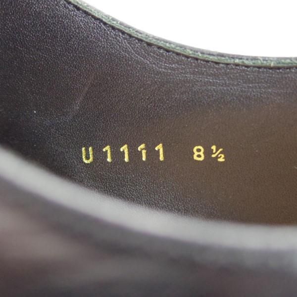 美品★ユニオンインペリアル SIZE 8.5【定価￥47,300-★ハンドソーンウェルテッド製法/ストレートチップ】U1111/黒/Union Imperial★e470