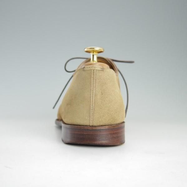 極上★(英)グレンソン 8.5E【貴重★BEAMS別注/プレーントゥ】88ラスト/Vフロント/スエード/薄茶/メンズ/靴/ビームス/GRENSON★e471