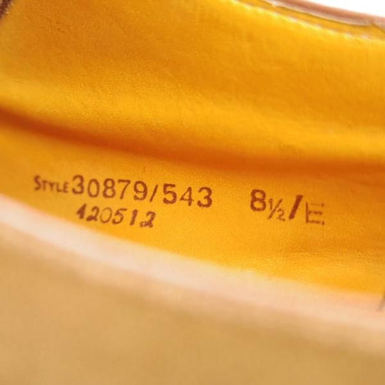 極上★(英)グレンソン 8.5E【貴重★BEAMS別注/プレーントゥ】88ラスト/Vフロント/スエード/薄茶/メンズ/靴/ビームス/GRENSON★e471