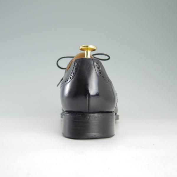 極上★(スペイン製)MEERMIN/メルミン SIZE 8【グッドイヤーウェルテッド製法★クォーターブローグ】カーフ/黒/メンズ★e472