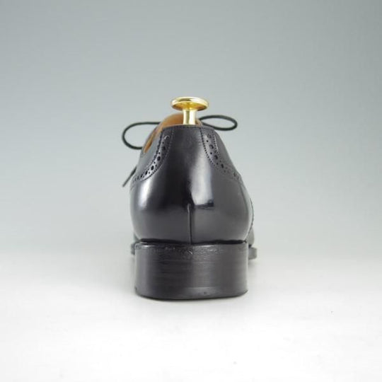 極上★(スペイン製)MEERMIN/メルミン SIZE 8【グッドイヤーウェルテッド製法★クォーターブローグ】カーフ/黒/メンズ★e472