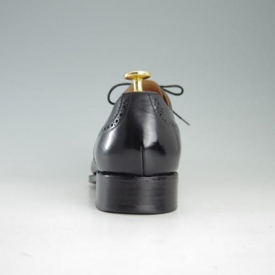 極上★(スペイン製)MEERMIN/メルミン SIZE 8【グッドイヤーウェルテッド製法★クォーターブローグ】カーフ/黒/メンズ★e472