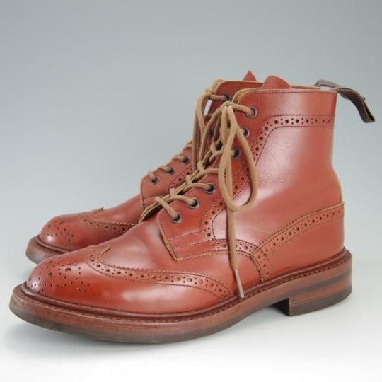 極上★トリッカーズ(レディース) SIZE 4.5【★カントリーブーツ/L5180】アニリンカーフ/モカシンブラウン/茶/Tricker's★e473