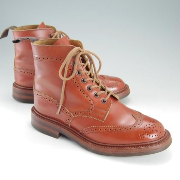 極上★トリッカーズ(レディース) SIZE 4.5【★カントリーブーツ/L5180】アニリンカーフ/モカシンブラウン/茶/Tricker's★e473
