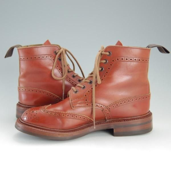極上★トリッカーズ(レディース) SIZE 4.5【★カントリーブーツ/L5180】アニリンカーフ/モカシンブラウン/茶/Tricker's★e473