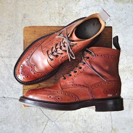 極上★トリッカーズ SIZE 7【貴重★(英)ポールスミス別注/Paul Smith】カントリーブーツ/M6178/カーフ/茶/Tricker's★e474