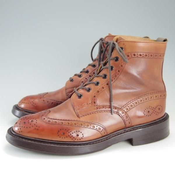 極上★トリッカーズ SIZE 7【貴重★(英)ポールスミス別注/Paul Smith】カントリーブーツ/M6178/カーフ/茶/Tricker's★e474