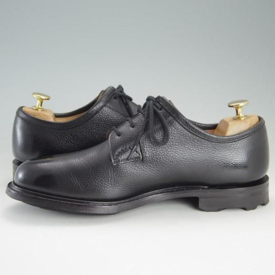 極美品★チャーチ 60G/UK6【リッジウェイソール仕様★プレーントゥ/103ラスト/5都市ロゴ】NEWBRIDGE 2/プレーントゥ/黒/Church's★e475