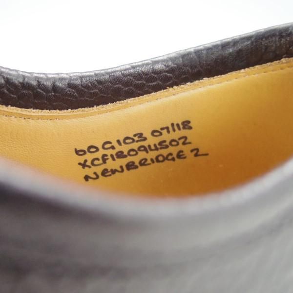 極美品★チャーチ 60G/UK6【リッジウェイソール仕様★プレーントゥ/103ラスト/5都市ロゴ】NEWBRIDGE 2/プレーントゥ/黒/Church's★e475