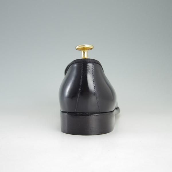 極美品★(伊)サルヴァトーレ・フェラガモ SIZE 7【★オペラパンプス/スリッポン】カーフ/黒/メンズ/Salvatore Ferragamo★e478