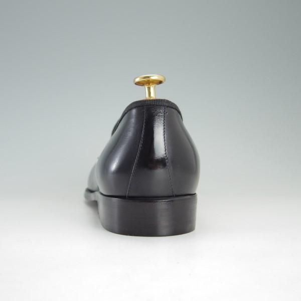 極美品★(伊)サルヴァトーレ・フェラガモ SIZE 7【★オペラパンプス/スリッポン】カーフ/黒/メンズ/Salvatore Ferragamo★e478