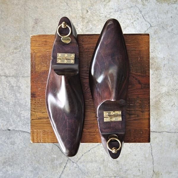 美品★クロケット&ジョーンズ 9D【ハンドグレードライン用★純正ツリー/349】木製シューキーパー/メンズ/Crockett&Jones★e480