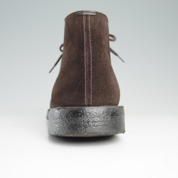 極美品★チャーチ 75F/UK7.5【定価￥73,700-★チャッカブーツ/RYDER】ライダー/81ラスト/4都市ロゴ/スエード/濃茶/メンズ/Church's★e485