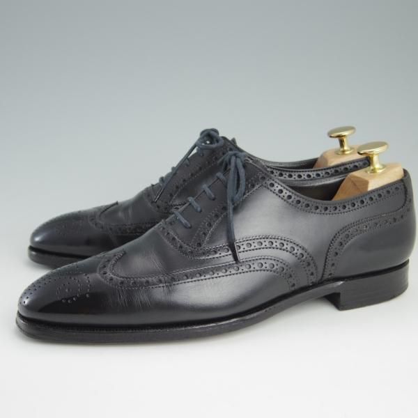 極上★クロケット&ジョーンズ 6D【定価￥102,600-★ハンドグレードライン/CLIFFORD】337ラスト/フルブローグ/黒/Crockett&Jones★e486