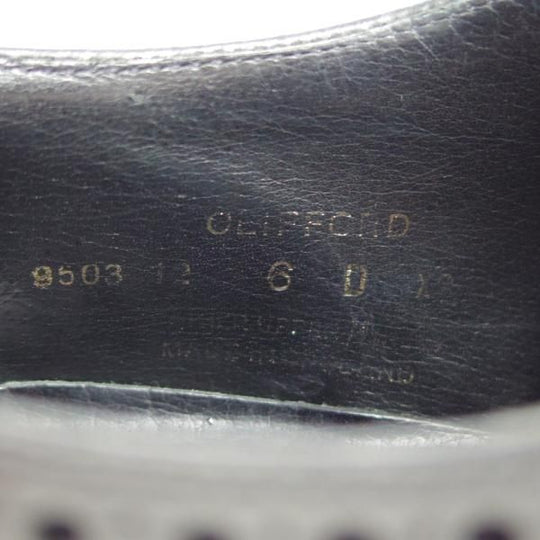 極上★クロケット&ジョーンズ 6D【定価￥102,600-★ハンドグレードライン/CLIFFORD】337ラスト/フルブローグ/黒/Crockett&Jones★e486