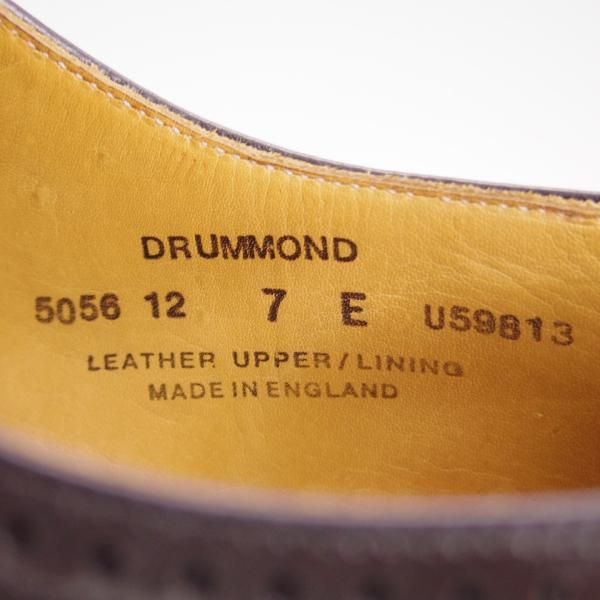 クロケット&ジョーンズ　サイズ7E DRUMMOND クロケットジョーンズ CROCKETT&JONES DRUMMOND 7E - メルカリ