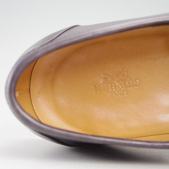 美品★ジョンロブ製 SIZE 44/UK10程度【貴重★エルメス別注/HERMES】KEITH/コインローファー/ミュージアムカーフ/黒/JOHN LOBB★e489