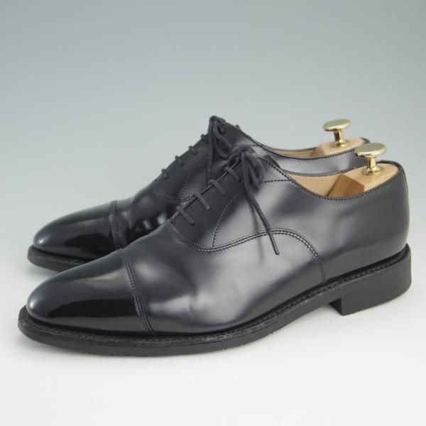 美品★(英)アルフレッド・サージェント 6F【貴重★(仏)BOWEN別注/ストレートチップ】109ラスト/黒/メンズ/Alfred Sargent★e490