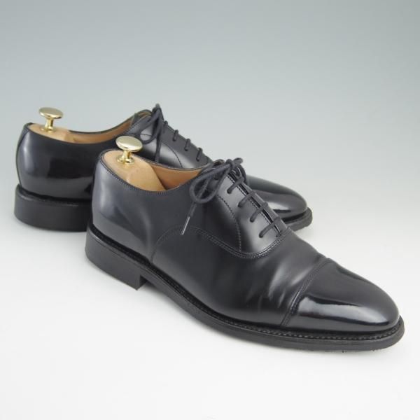 美品★(英)アルフレッド・サージェント 6F【貴重★(仏)BOWEN別注/ストレートチップ】109ラスト/黒/メンズ/Alfred Sargent★e490