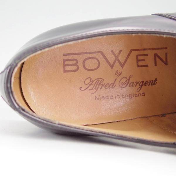 美品★(英)アルフレッド・サージェント 6F【貴重★(仏)BOWEN別注/ストレートチップ】109ラスト/黒/メンズ/Alfred Sargent★e490