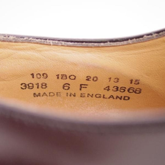 美品★(英)アルフレッド・サージェント 6F【貴重★(仏)BOWEN別注/ストレートチップ】109ラスト/黒/メンズ/Alfred Sargent★e490