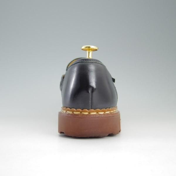 美品★パラブーツ SIZE 7.5【定価￥70,200-★ユナイテッドアローズ別注/REIMS/ランス】コインローファー/リスレザー/紺/Paraboot★e491