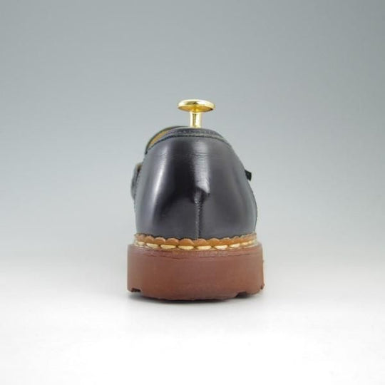 美品★パラブーツ SIZE 7.5【定価￥70,200-★ユナイテッドアローズ別注/REIMS/ランス】コインローファー/リスレザー/紺/Paraboot★e491