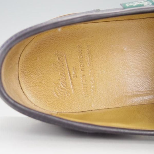 美品★パラブーツ SIZE 7.5【定価￥70,200-★ユナイテッドアローズ別注/REIMS/ランス】コインローファー/リスレザー/紺/Paraboot★e491