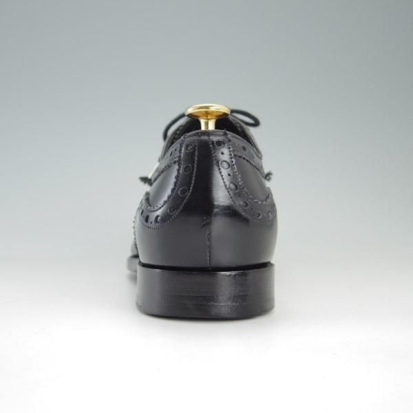 極上★(米)BARKER BLACK/バーカーブラック UK7【英国製★フルブローグ/ARCHDALE】ASHFIELDラスト/カーフ/黒/メンズ★e494