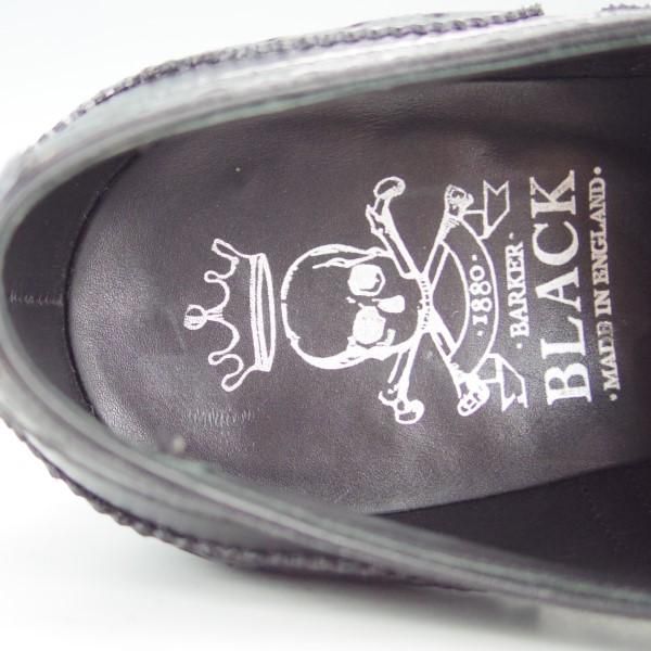 極上★(米)BARKER BLACK/バーカーブラック UK7【英国製★フルブローグ/ARCHDALE】ASHFIELDラスト/カーフ/黒/メンズ★e494