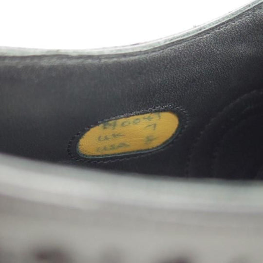 極上★(米)BARKER BLACK/バーカーブラック UK7【英国製★フルブローグ/ARCHDALE】ASHFIELDラスト/カーフ/黒/メンズ★e494