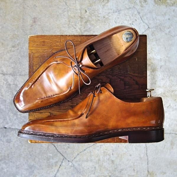 極上美品15万円　サントーニ　Santoni　最高グレード　7　美しいパティーヌ 極上美品15万円 サントーニ Santoni 最高グレード 7 美しいパティーヌ