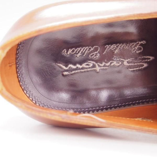 極上★(伊)サントーニ/リミテッドエディション SIZE 7【高額★ベンティベーニャ製法/Limited Edition】ARCIBALDO/茶/Santoni★e495