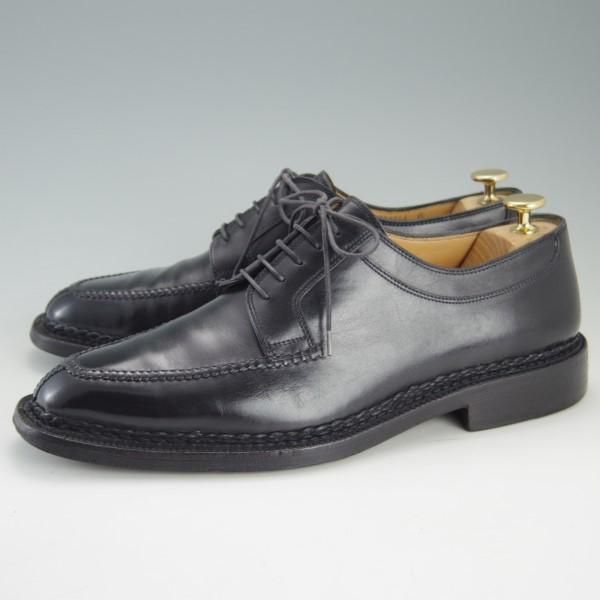 極上★(伊)タニノクリスチー SIZE 8【高額★ノルベジェーゼ製法/Uチップ】131241/カーフ/黒/メンズ/TANINO CRISCI★e496