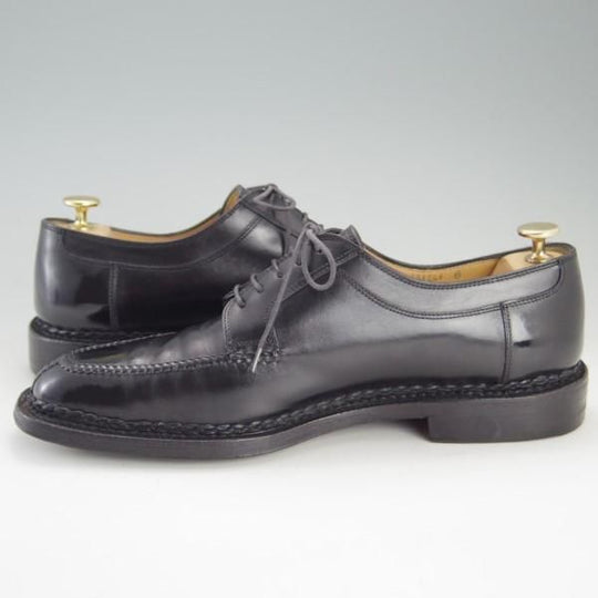 極上★(伊)タニノクリスチー SIZE 8【高額★ノルベジェーゼ製法/Uチップ】131241/カーフ/黒/メンズ/TANINO CRISCI★e496