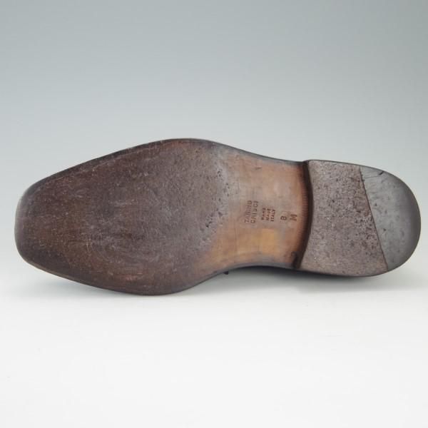 極上★(伊)タニノクリスチー SIZE 8【高額★ノルベジェーゼ製法/Uチップ】131241/カーフ/黒/メンズ/TANINO CRISCI★e496