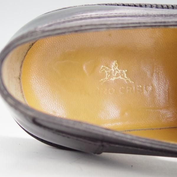 極上★(伊)タニノクリスチー SIZE 8【高額★ノルベジェーゼ製法/Uチップ】131241/カーフ/黒/メンズ/TANINO CRISCI★e496