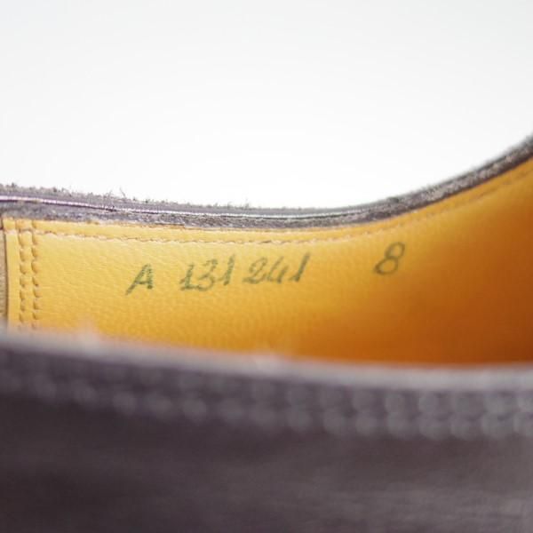 極上★(伊)タニノクリスチー SIZE 8【高額★ノルベジェーゼ製法/Uチップ】131241/カーフ/黒/メンズ/TANINO CRISCI★e496