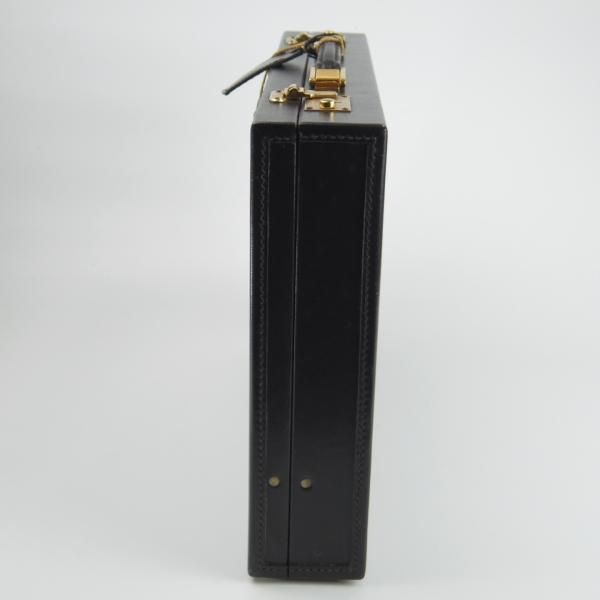 ★(英)ダンヒル/dunhill【定価10万円以上★レザー/アタッシュケース】メンズ/ビジネス/バッグ/黒/ブリーフケース★N5494