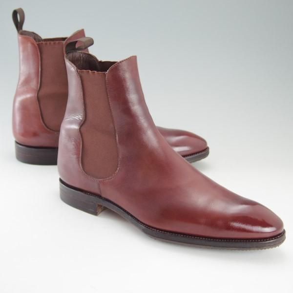 極上★(スペイン製)カルミナ SIZE 7.5【トレーディングポスト別注★Trading Post/サイドゴアブーツ】ベティスカーフ/CARMINA★e501